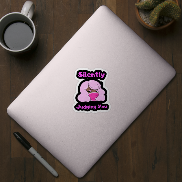 Silently Judging You Tee by TaLynn Kel's Favorite Things